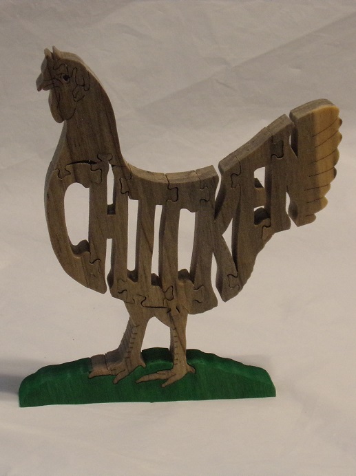 Wood Chicken Puzzles For Sale