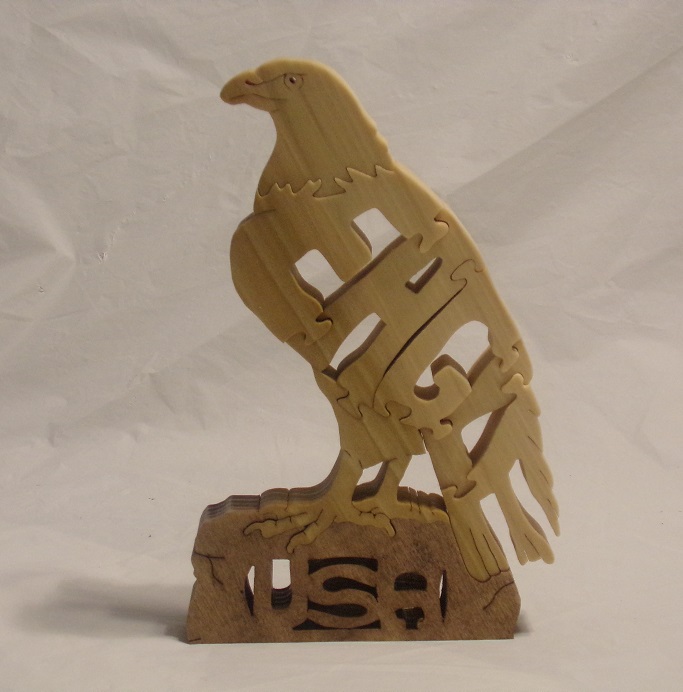 Wood American Eagle USA Puzzles For Sale