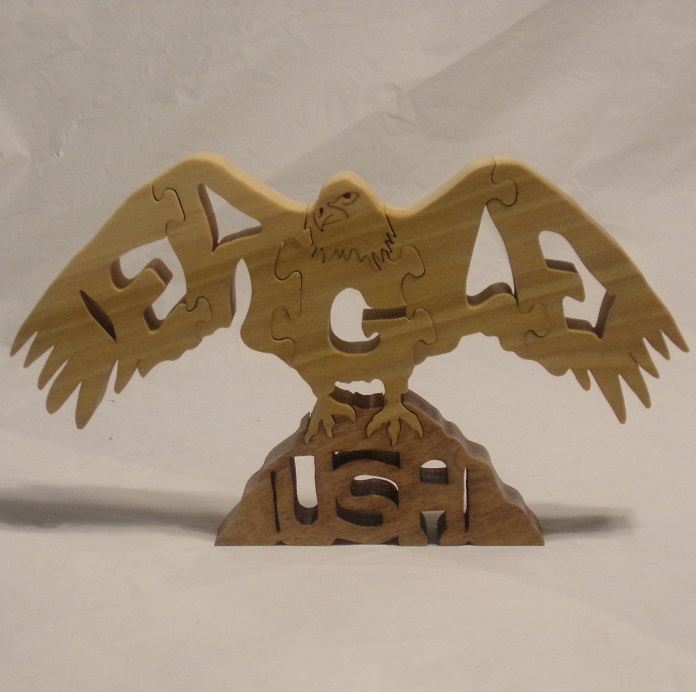Wood American Eagle USA Puzzles For Sale