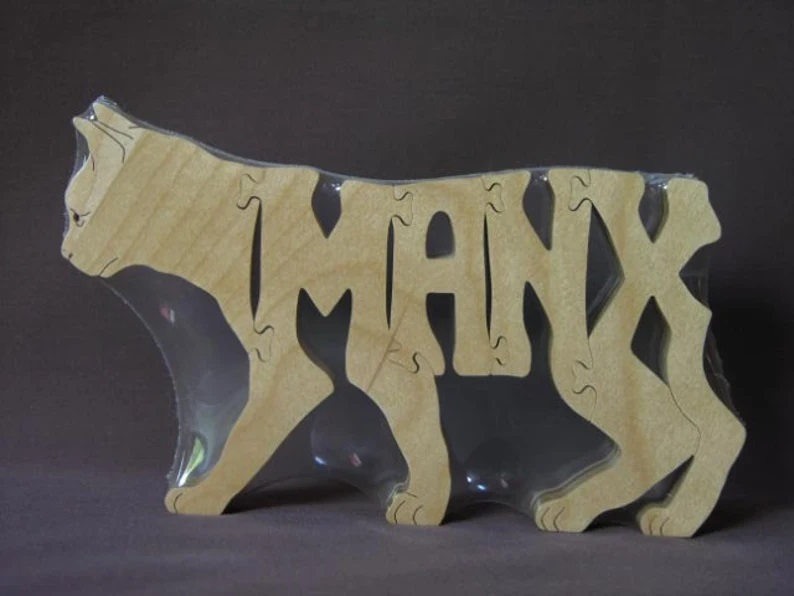 Wood Manx Puzzles For Sale