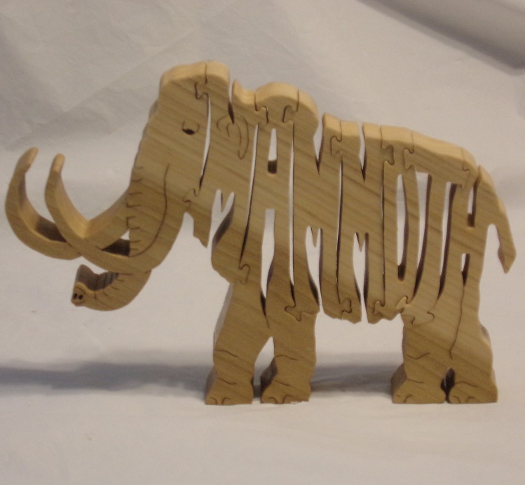 Mammoth Dinosaur Wood Puzzles For Sale
