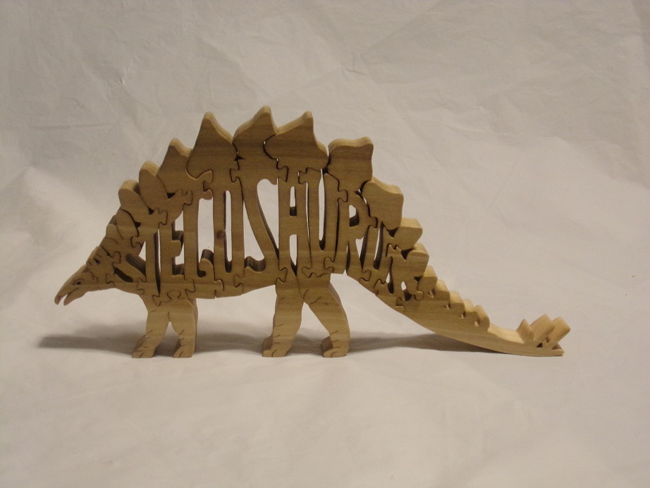 Stegosaurus Dinosaur Wood Puzzles For Sale
