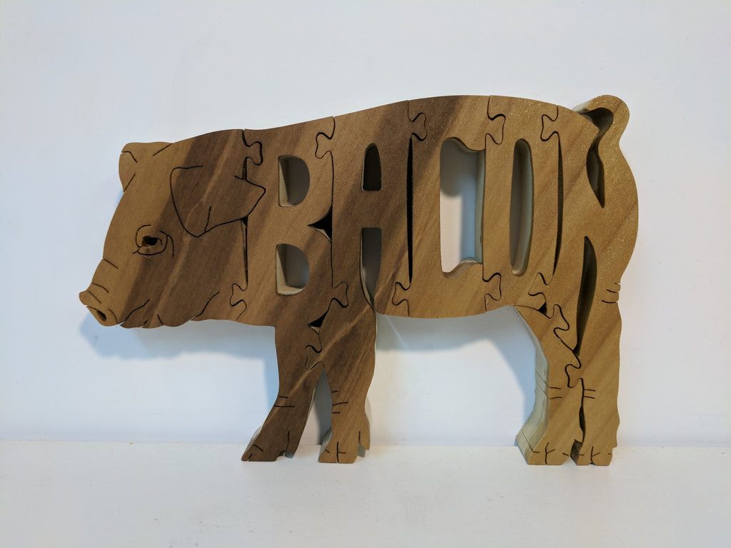 Wood Bacon Puzzles For Sale
