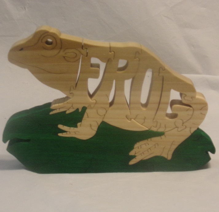 Wood Frog Puzzles For Sale