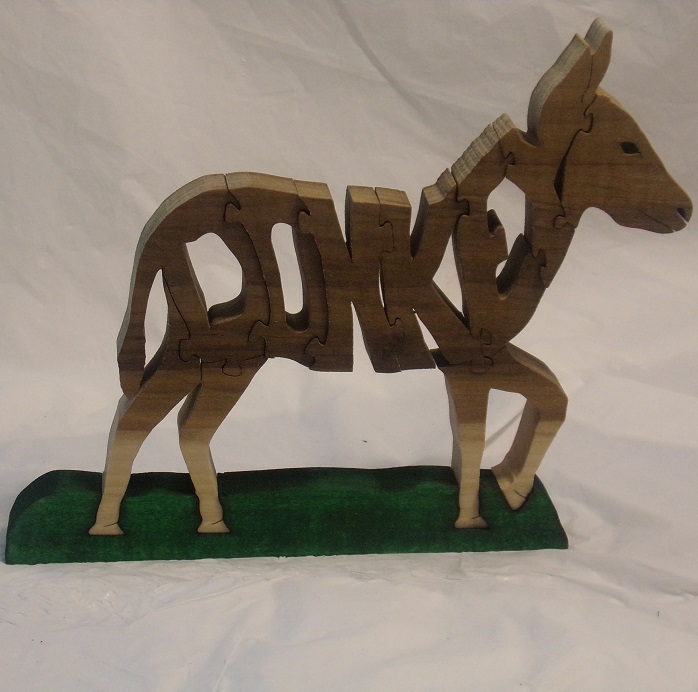Wood Donkey Puzzles For Sale