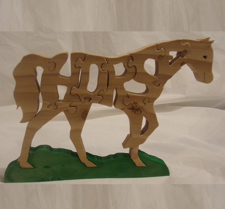 Wood Horse Puzzles For Sale