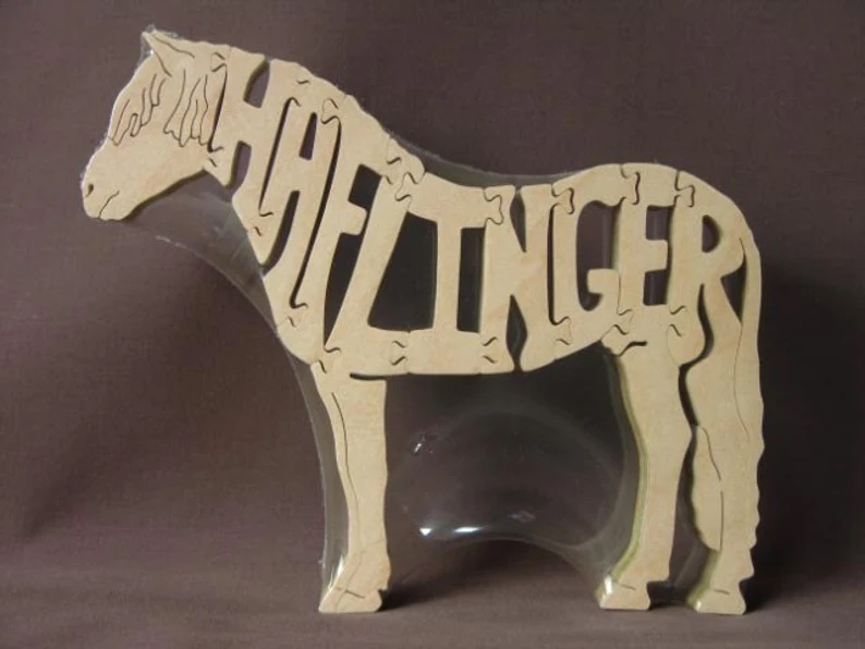 Wood Haflinger Puzzles For Sale