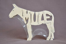 Wood Mule Puzzles For Sale
