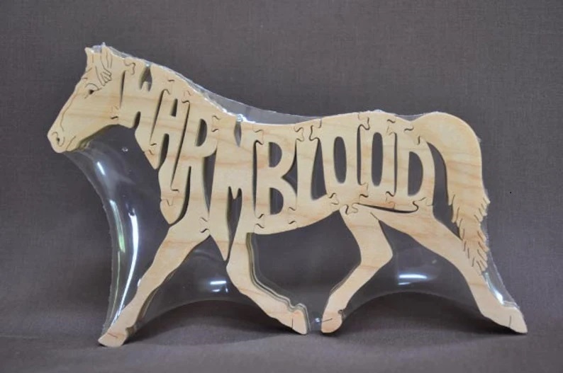 Wood Warmblood Puzzles For Sale