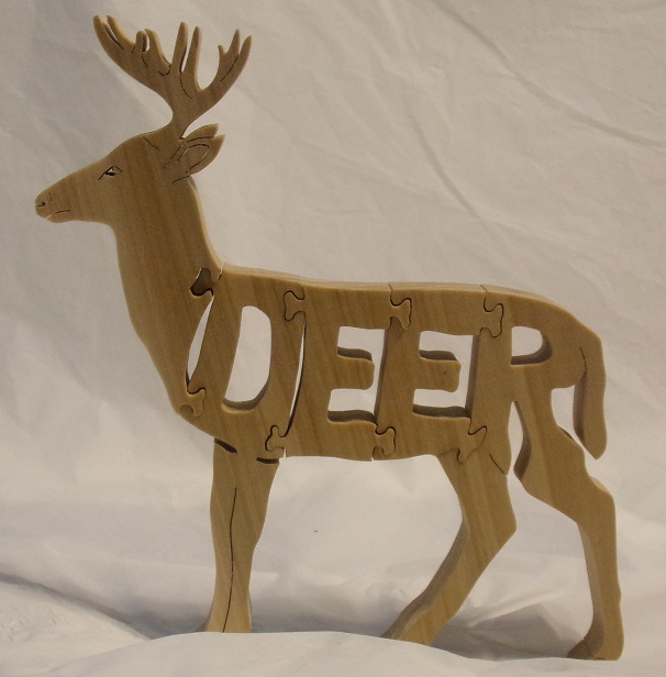 Wood Deer Puzzle For Sale