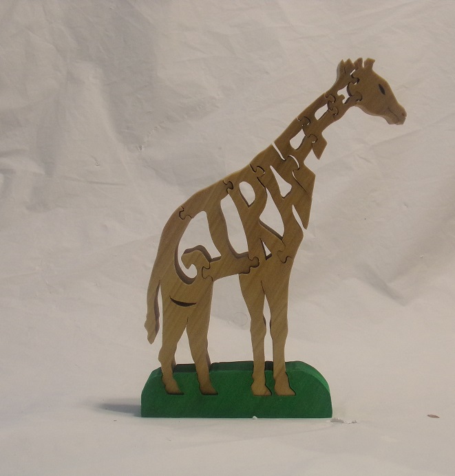 Wood Giraffe Puzzles For Sale