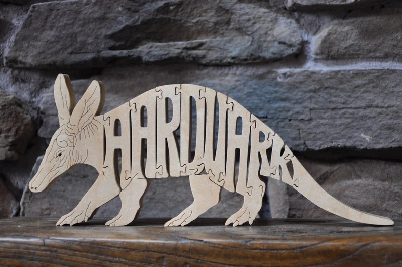 Wood Aardvark Puzzles