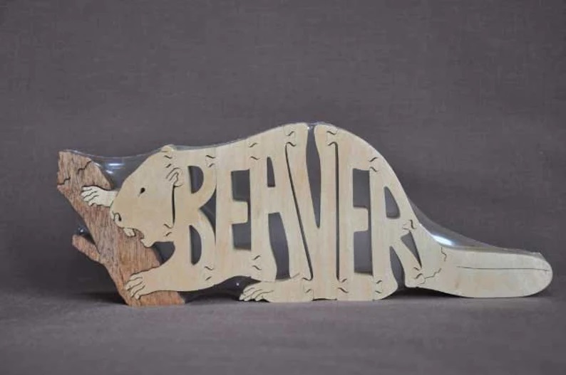 Wood Beaver Puzzles For Sale