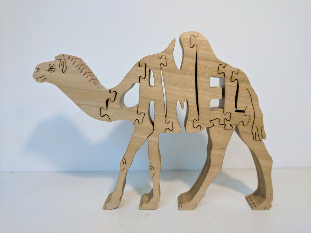 Wood Camel Puzzle For Sale