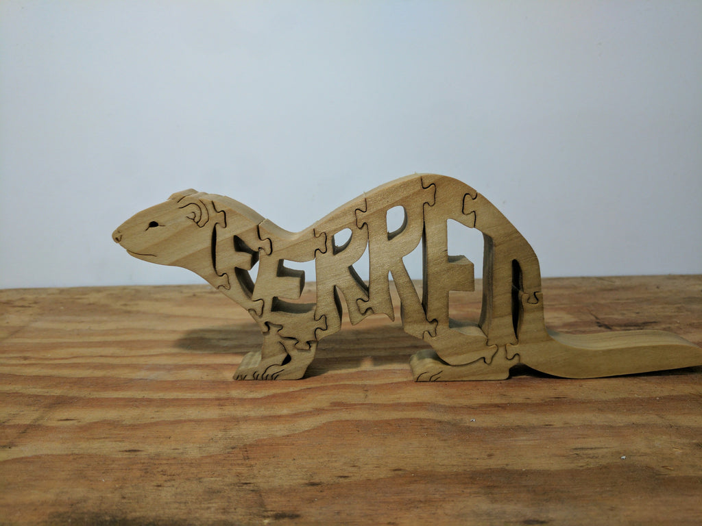 Wood Ferret Puzzle For Sale