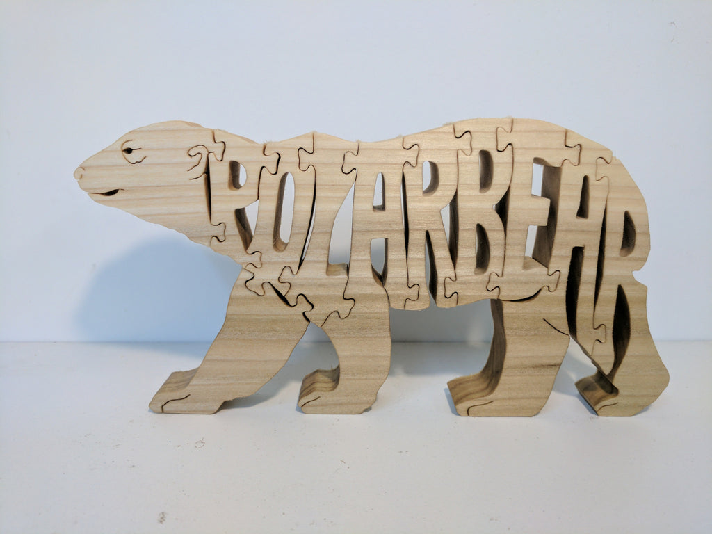 Wood Polar-bear Puzzles For Sale