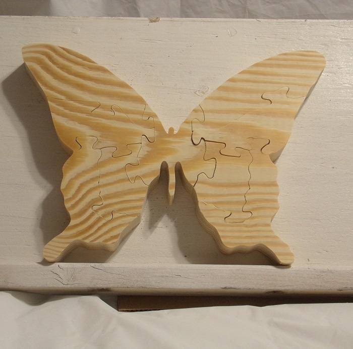 Children's Hand Made Wood Puzzles | Butterfly Puzzle Art Project For Sale