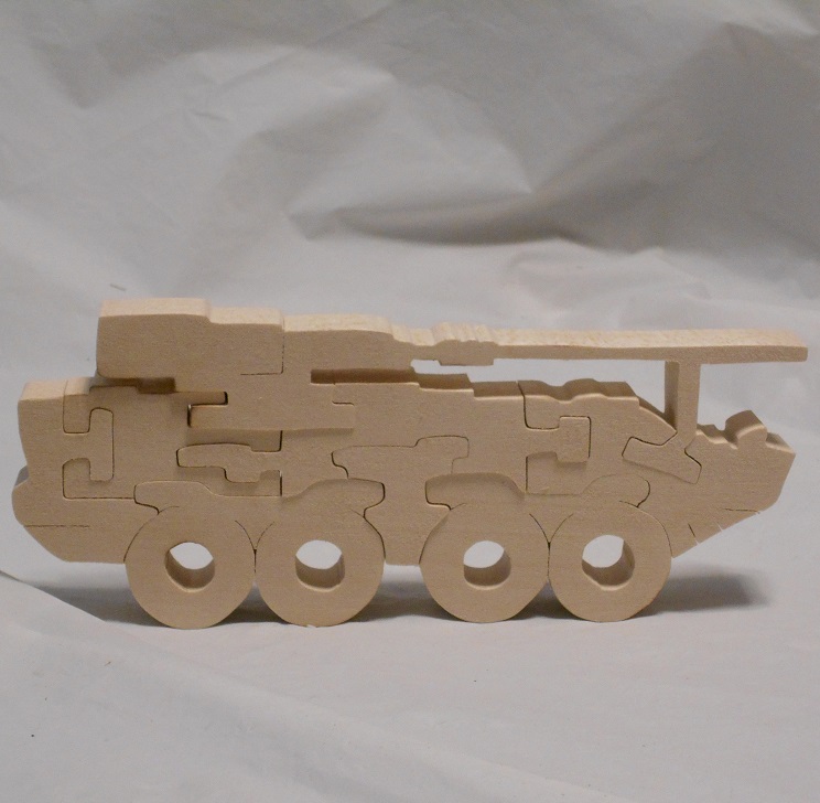 Children's Military Tank Puzzle Art Project For Sale