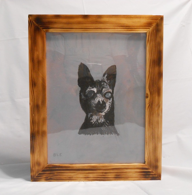 Wood Commissioned custom Picture Frame For Sale