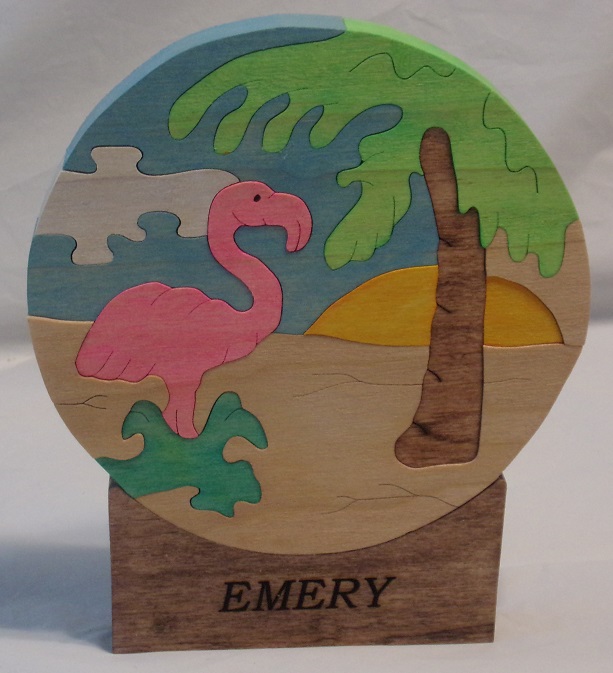 Custom Engraved Florida Globe Puzzles For Sale