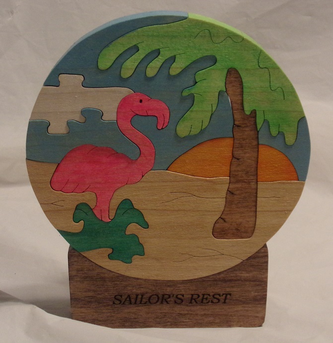 Custom Engraved Florida Globe Puzzles For Sale