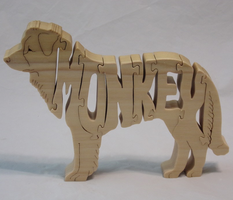 Custom Name Border Collie Wood gifts For Sale
