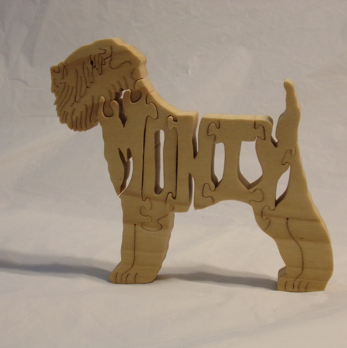 Custom Name Wheaten Dog Puzzles and gifts For Sale