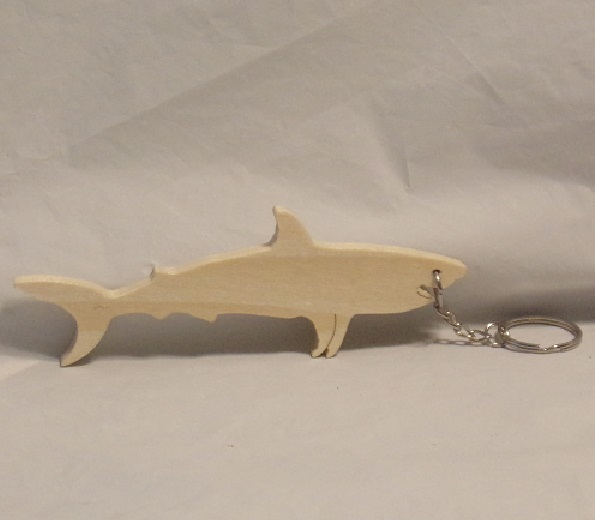 Shark Wooden Key Fobs For Sale
