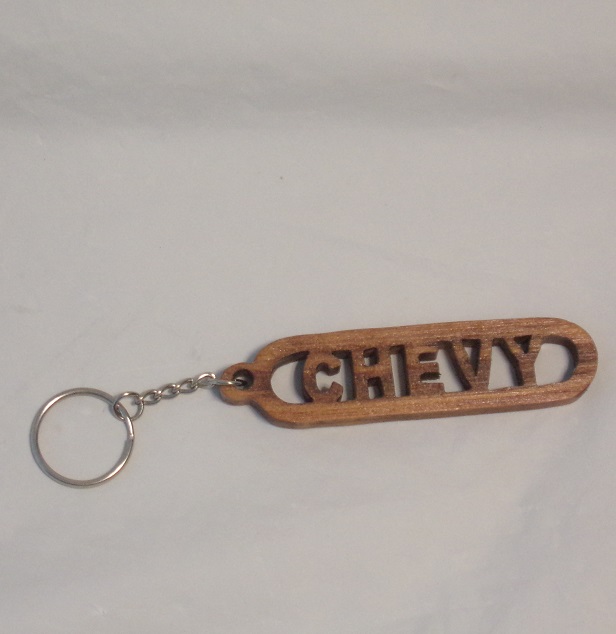 Chevy Wooden Key Fobs For Sale