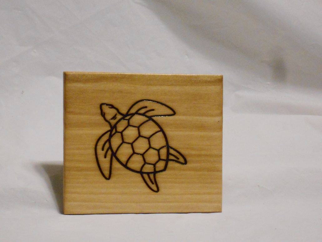 Wood Sea Shell Coaster For Sale