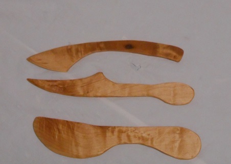 Maple Wood Cheese Knives For Sale