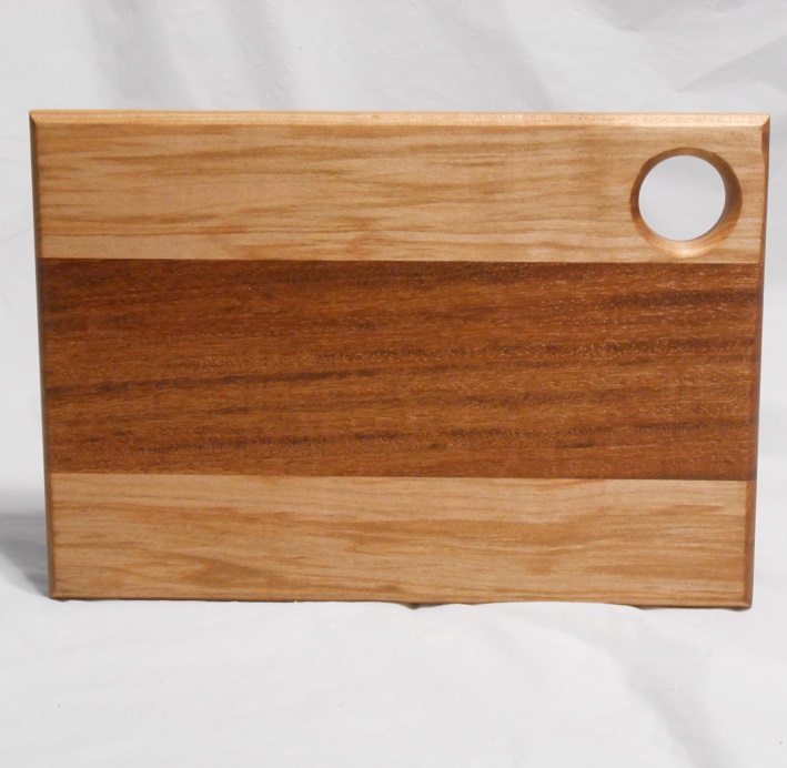 Maple-Sapele Wood Cutting and Cheese Boards For Sale