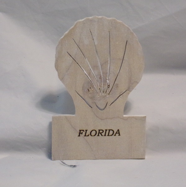 Engraved Florida Sea Shell Magnet For Sale