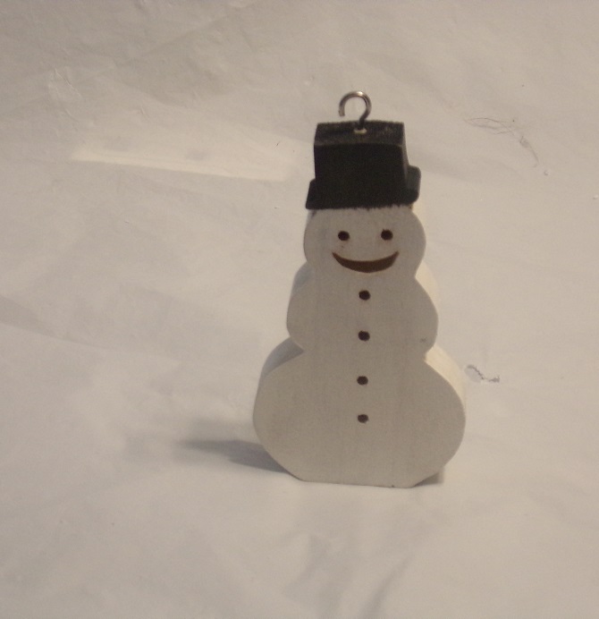 Snowman Hanging Ornament For Sale
