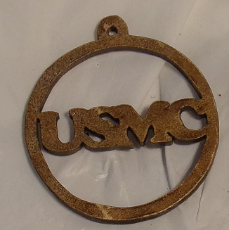 Unique Holiday Gifts | US Marine Corp Military Branch Hanging Ornament For Sale