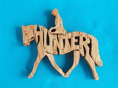 Wood Hunter Horse Puzzles For Sale