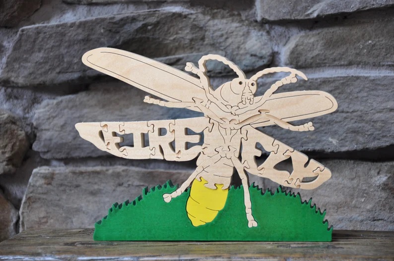 Wood Firefly Puzzles For Sale