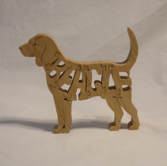 Wood Beagle Puzzles For Sale