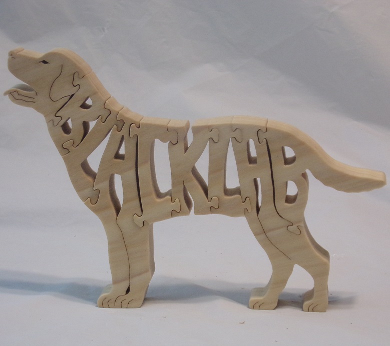 Sheltie Shetland Sheepdog Herding Dog Puzzle Wooden Toy Hand Cut Figurine  Art 