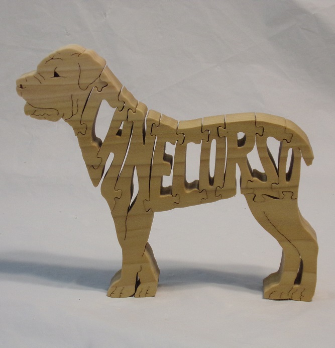Wood Cane Corso (Floppy) Puzzles For Sale