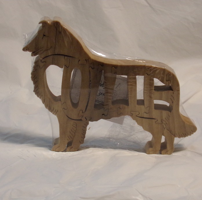 Wood Collie puzzles For Sale
