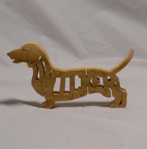 Custom Name Dachshund Wood gifts For Sale