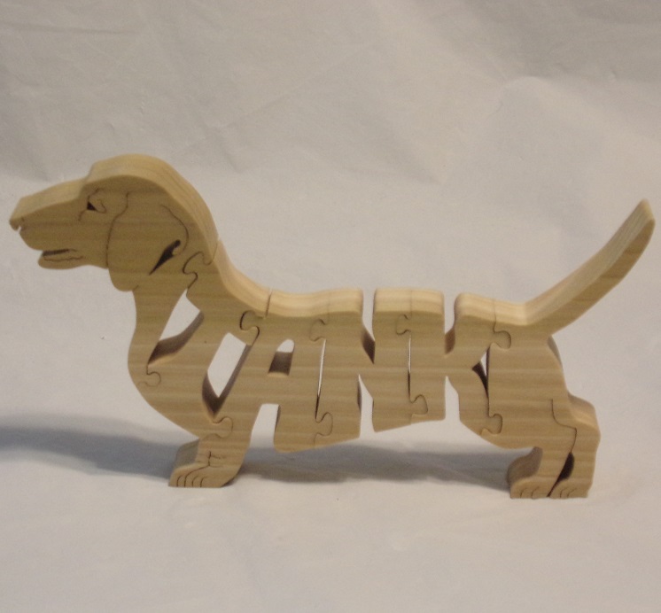 Custom Name Dachshund Wood gifts For Sale