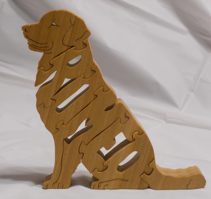 Custom Golden Retriever Wood Puzzles and gifts For Sale