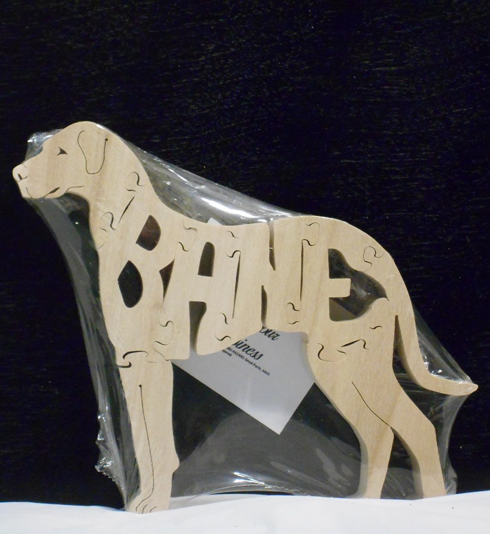Custom Name Great Dane Wood Puzzles and gifts For Sale