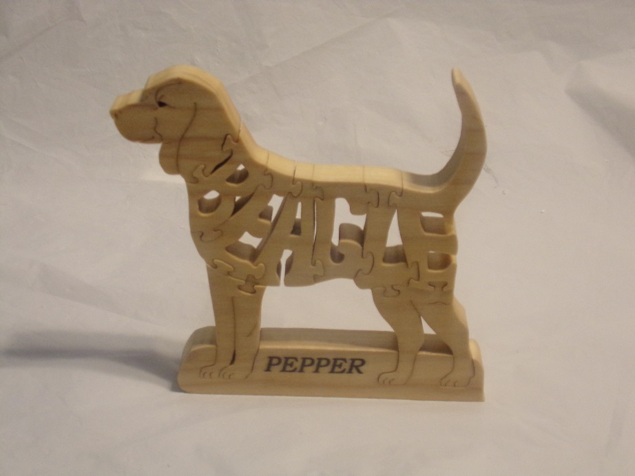 Custom Name Beagle Wood gifts For Sale