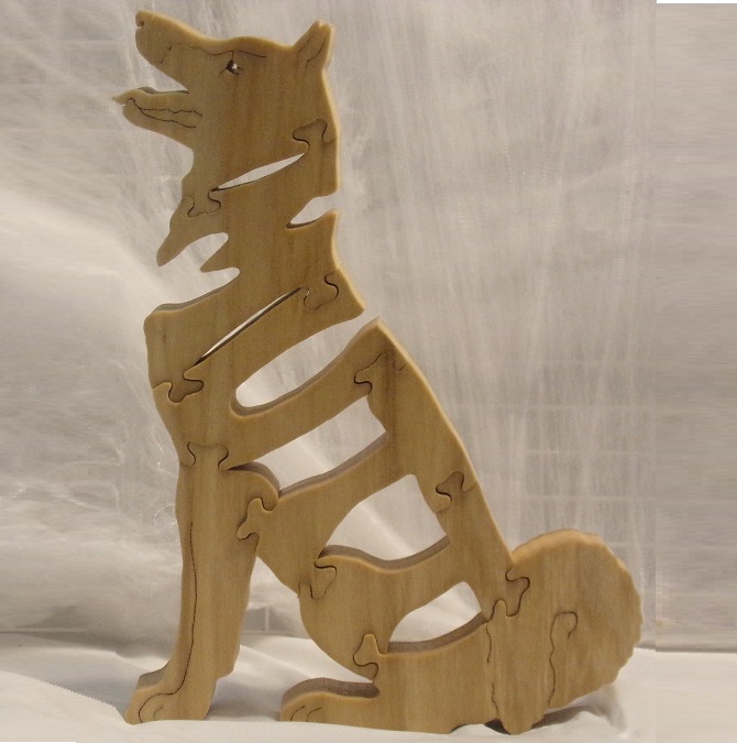 Wood Mutt Puzzle For Sale