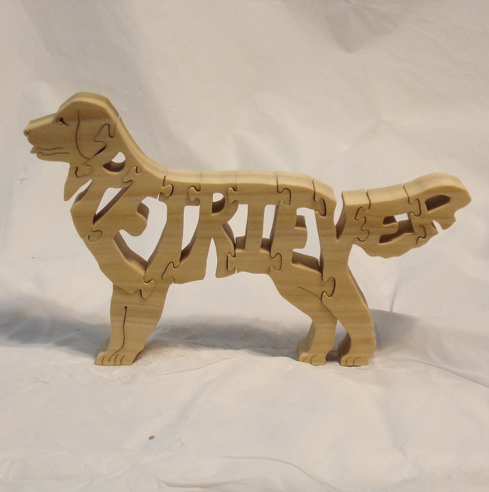 Wood Retriever Dog Puzzle For Sale