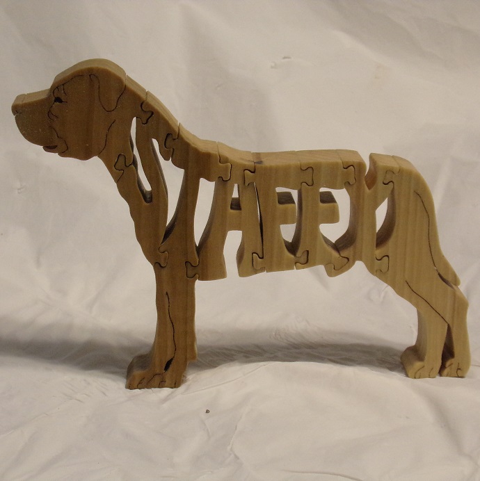Wood Staffordshire (Terrier) Puzzles For Sale