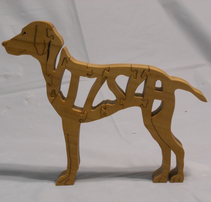 Wood Vizsla Puzzles For Sale